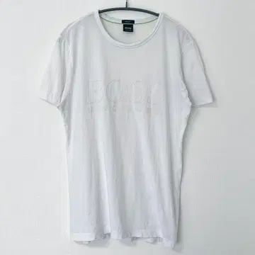 HUGO BOSS 사이즈 S 남성용 반팔 티셔츠 화이트 화이트