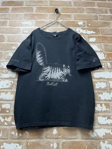 크리반 캣 티셔츠 badcat 블랙 블랙 클레이지 셔츠