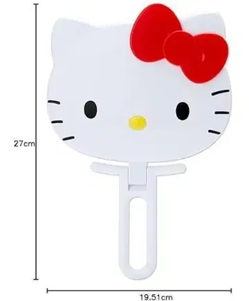 산리오(SANRIO) 헬로키티 페이스형 핸드 거울 [새상품]