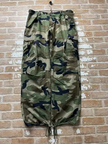 90년대 카고 팬츠 카모플라쥬 카모 무늬 밀리터리 군용 팬츠
