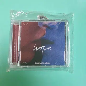 마카로니 연필 hope 회장에서 한정 가챠 미니어처 CD풍 키링 미개봉
