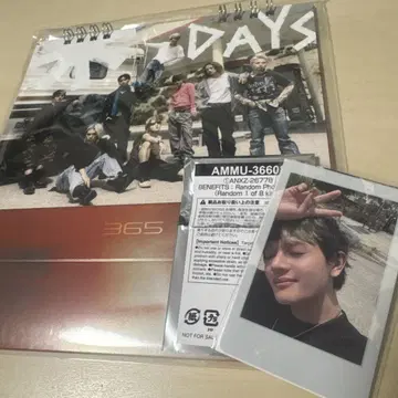ONE OR EIGHT 탁상 달력 포토 카드 NEO