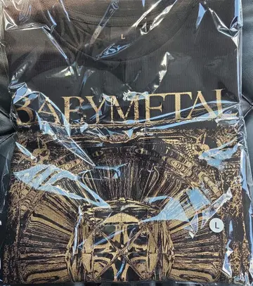 BABYMETAL THE ONE TEE 2025 골드