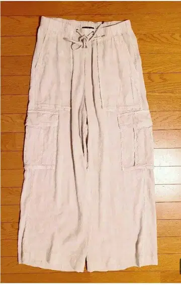JAMES PERSE 린넨 블렌드 카고 팬츠