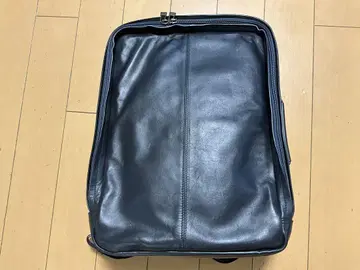 새상품급 마더하우스 Sou 백팩 네이비 A4 수납 천연 가죽