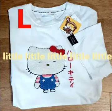 돈키 니시무라 유우지 콜라보 키티 자수 산리오 반팔 티셔츠 L