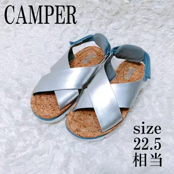 CAMPER 캠퍼 샌들 코르크 밑창 가죽 사이즈 35
