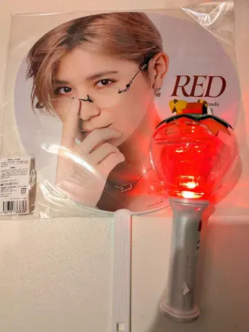 야마다 료스케 RED 부채 + 응원봉 세트 9