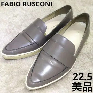 FABIO RUSCONI 파비오 루스코니 슬립온 로퍼 그레이