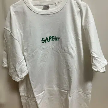 SAPEur XL 티셔츠 화이트/그린