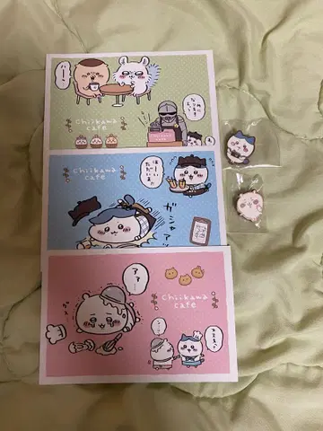 치이카와 (먼작귀) 핀 배지 초기 엽서 묶음 판매