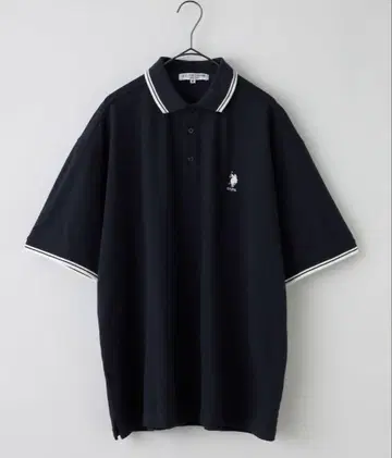 U.S. POLO ASSN. 원 포인트 반팔 피케 셔츠