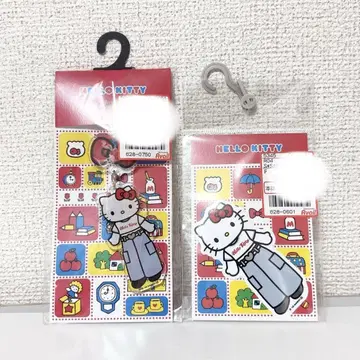 헬로키티 아베일 스티커 키링