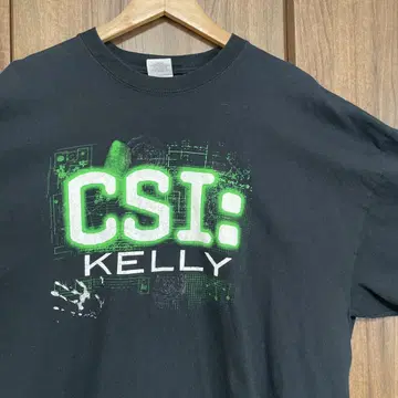 CSI 티셔츠 XL 블랙 TV 드라마