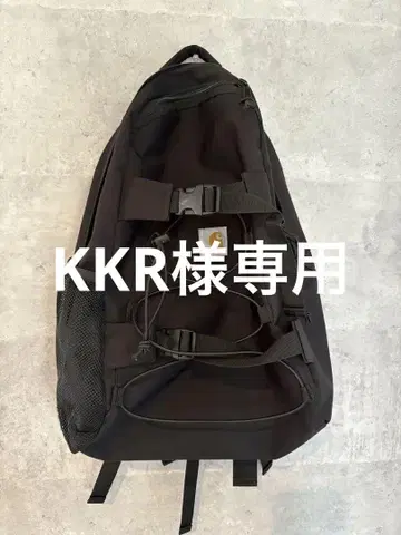 출퇴근 통학용 Carhartt 블랙 백팩 백팩 칼하트