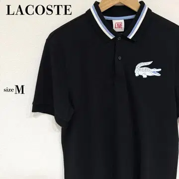 LACOSTE LIVE 라코스테 피케 셔츠 빅 악어 로고 M 사이즈
