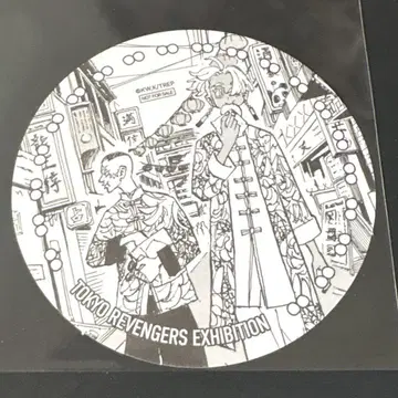 도쿄 리벤저스 서울전 한정판 코스터 쿠로카와 이자나 & 쓰루나나비