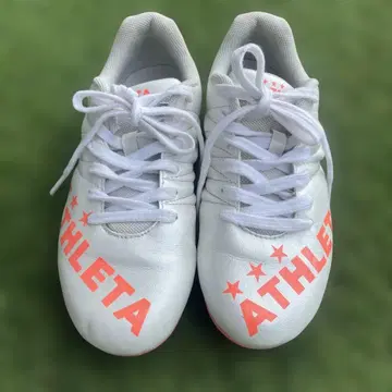 ATHLETA 축구화 화이트/오렌지