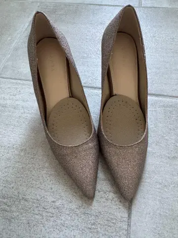 RANDA 골드 펌프스 24.0cm