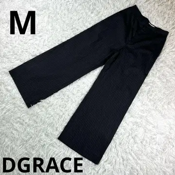 'DGRACE' 슬랙스 스트라이프 블랙 M 여성용