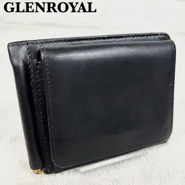 GLENROYAL 글렌로열 머니클립 두겹 지갑 블랙 검정