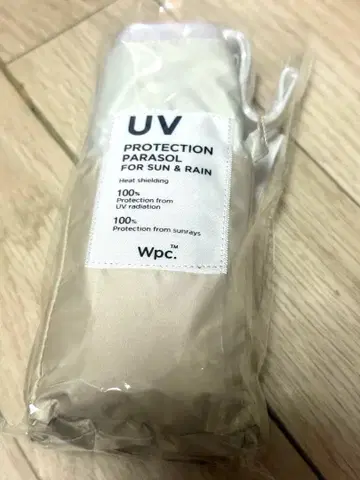 Wpc. UV 보호 파라솔 양산 우천 겸용 2025 베이지