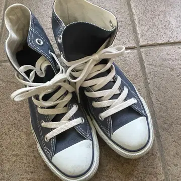 컨버스 네이비 하이컷 23cm