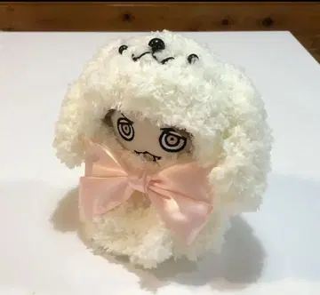 선택 가능한 최애 컬러 리본! 치비누이 화이트 강아지 판초