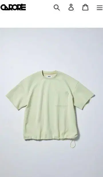 카로리 라이트 폰테 티셔츠 레몬