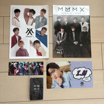 MONSTA X 몬스타엑스 카드 홀더 팬클럽 북 스티커 등