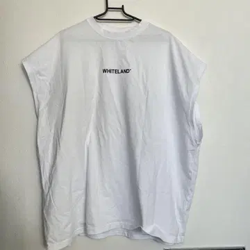 WHITELAND 슬리브리스 티셔츠