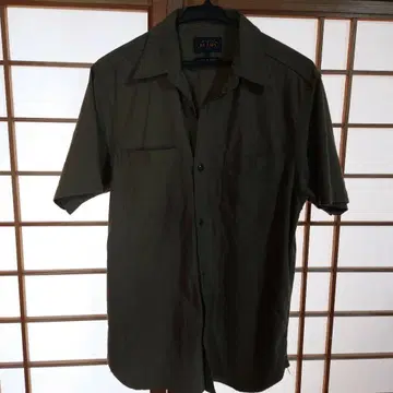 BEAMS 반팔 셔츠 M 사이즈 카키