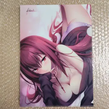Fate 스카사하 블랙 스웨터 클리어 파일