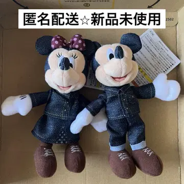 봉제 인형 배지 웨스턴 디즈니 미키 미니 데님