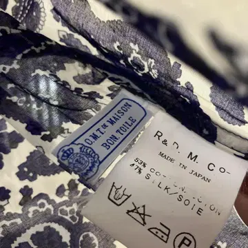 R&D.M.Co. 꽃무늬 반팔 롱 원피스
