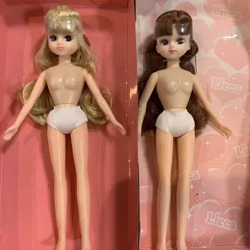 새상품 리카짱 클래시컬 블루 리본 2개 옷 갈아입기