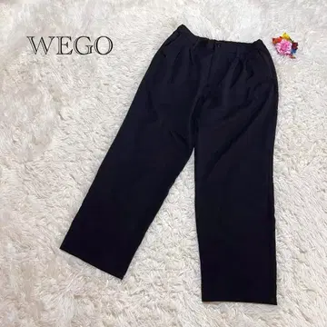 WEGO 블랙 와이드 팬츠 M 루즈한 실루엣 빅 루즈 체형 커버