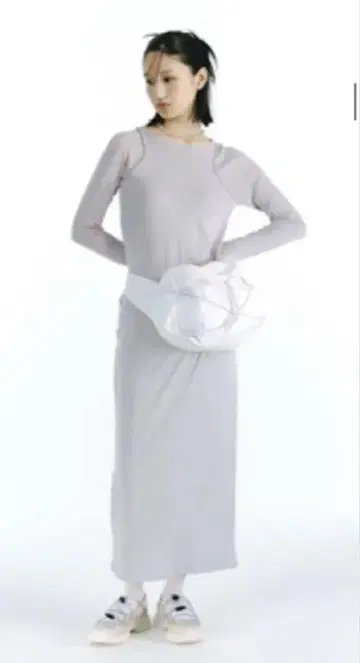 emmi 레이어드 스타일 티셔츠 원피스