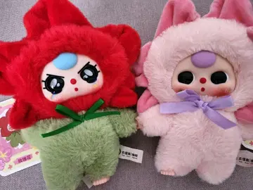 babythree 봄은 어디에 시리즈 빨간색과 분홍색 꽃