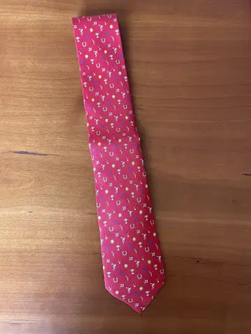 Salvatore Ferragamo 넥타이 빨간색 간치니 새상품