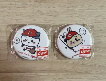 새상품 치이카와 (먼작귀) 카프 히로시마 도요카프 캔뱃지 하치와레 토끼