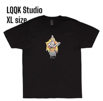 LQQK Studio XL 사이즈 블랙 티셔츠