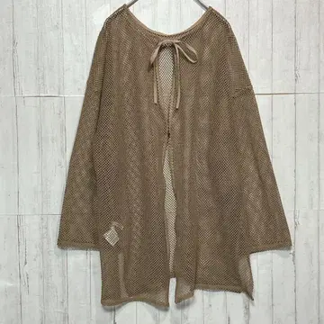 COQULE 코쿠레 전체 레이스 가디건 2WAY 브라운 [L~XL] 비침