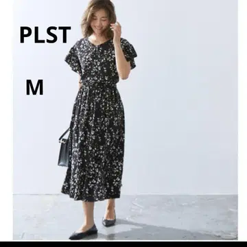 PLST 플라스테 프린트 믹스 브라우징 원피스