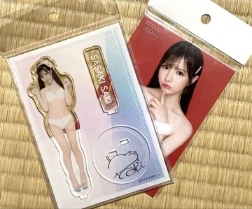FANZA SHOP 한정 사사키 사키 아크릴 스탠드 브로마이드 5장 세트