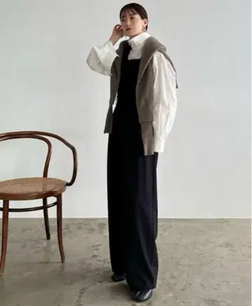 클레인 백 리본 서스펜더 살로페트