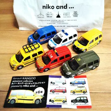 르노 캉구 미니카 컬렉션 전 6종 [새상품급] niko and