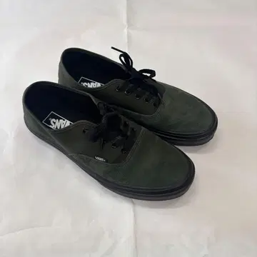 Vans 그린 오센틱 라이트 스웨이드