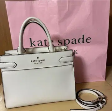 kate spade 화이트 핸드백