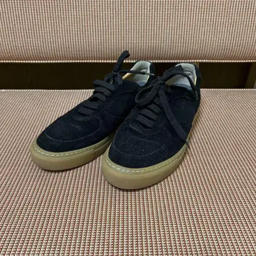 BEAMS mata 블랙스웨이드 로우컷 스니커즈 40